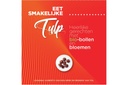 Boek eet smakelijke tulp