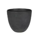 Artstone Pot bola zwart D23 H20