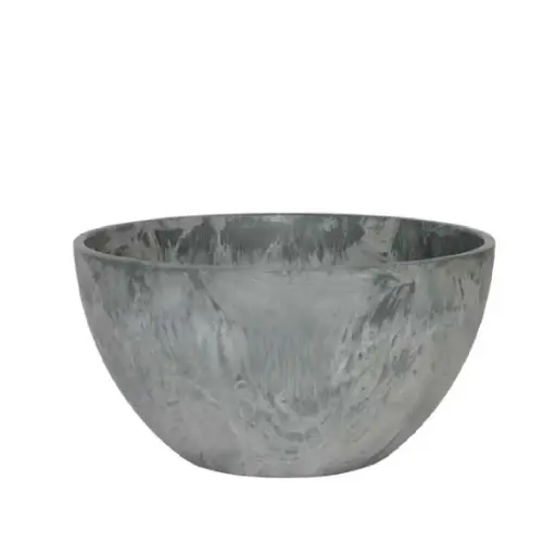 [V107857] Artstone Bol Fiona gris D25 H12 
